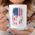 Vintage Football American Flag For Dad And Father's Day Coffee Mug Funny Gifts