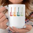 Vintage Guitars Retro Guitarists Bassist Coffee Mug Unique Gifts