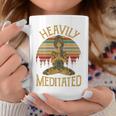 Vintage Heavily Meditated Yoga Meditation Spiritual Warrior Coffee Mug Unique Gifts