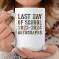 Vintage Last Day Of School 2024 Autographs Signature Sign My Coffee Mug Unique Gifts