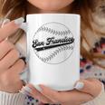 Vintage San Francisco Baseball Retro Distressed Giant Coffee Mug Unique Gifts