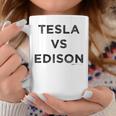 Vintage Tesla Vs Edison Electrician Word Coffee Mug Unique Gifts