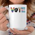 Vote Your True Colors Lgbtq Racism Sexism Flags Protest Coffee Mug Unique Gifts