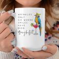 Wrinkles Only Go Where Smiles Have Been Cute Parrot Mexican Coffee Mug Unique Gifts