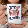 Wtf Is A Kilometer Skeleton Wear Firearms American Saying Coffee Mug Unique Gifts