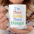 Youth I'm Theo Doing Theo Things Cute Personalised Coffee Mug Funny Gifts