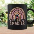 100Th Day Of School Teacher 100 Days Smarter Rainbow Student Coffee Mug Gifts ideas