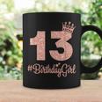 13 Birthdaygirl Sweet Thirn 13Th Pink Crown For Girl Coffee Mug Gifts ideas