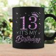13 It's My Birthday Pink Crown Happy 13Th Birthday Girl Coffee Mug Gifts ideas