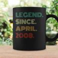 16 Years Old Legend Since April 2008 16Th Birthday Coffee Mug Gifts ideas