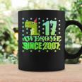 17 Year Old Boy DinosaurRex Awesome Since 2007 Birthday Coffee Mug Gifts ideas