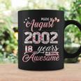 18Th Birthday Floral For Girls Born In August 2002 Coffee Mug Gifts ideas