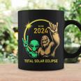 2024 Solar Eclipse Alien Bigfoot Rock April Total Eclipse Coffee Mug Gifts ideas