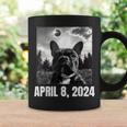 2024 Solar Eclipse French Bulldog Selfie Coffee Mug Gifts ideas
