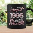 25Th Birthday Floral For Women Born In August 1995 Coffee Mug Gifts ideas