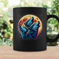 3 Wolves Howling At The Moon Wolf Animal Coffee Mug Gifts ideas