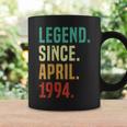 30 Years Old Legend Since April 1994 30Th Birthday Coffee Mug Gifts ideas