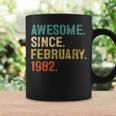 40 Year Old Awesome Since February 1982 40Th Birthday Coffee Mug Gifts ideas