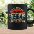 40 Years Old Vintage January 1984 40Th Birthday Retro Coffee Mug Gifts ideas