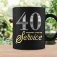 40 Years Of Service 40Th Employee Anniversary Appreciation Coffee Mug Gifts ideas