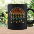 44 Años Regalo De Cumpleaños Hombre Mujer Original 1980 Taza de café Ideas de regalos