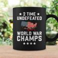 4Th Of July 2 Time Undefeated World War Champs Coffee Mug Gifts ideas