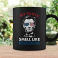 4Th Of July My Farts Smell Like Freedom Abraham Lincoln Coffee Mug Gifts ideas