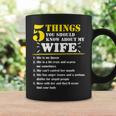 5 Things About My Wife Husband Coffee Mug Gifts ideas