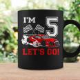 5 Year Old Race Car 5Th Birthday Racecar Racing Boy Coffee Mug Gifts ideas