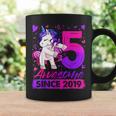 5 Years Old Flossing Unicorn 5Th Birthday Girl Party Coffee Mug Gifts ideas
