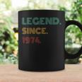 50 Years Old Legend Since 1974 50Th Birthday Coffee Mug Gifts ideas