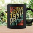 50Th Birthday 50 Years Old For Vintage 1974 Coffee Mug Gifts ideas