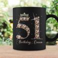 51 Year Old Its My 51St Birthday Queen Diamond Heels Crown Coffee Mug Gifts ideas