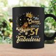 51St Birthday Queen 51 Years Old Black Girl Afro Woman Coffee Mug Gifts ideas