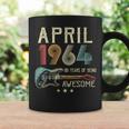 60Th Birthday Guitar Lover Vintage April 1964 60 Year Old Coffee Mug Gifts ideas