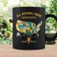 All 63 Us National Parks Map Outdoor Adventure On Back Coffee Mug Gifts ideas