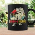 7 Year Old Dinosaur Birthday 7ThRex Dino Seven Saurus Coffee Mug Gifts ideas