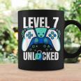 7 Year Old Gamer Gaming 7Th Birthday Level 7 Unlocked Coffee Mug Gifts ideas