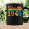 77Th Birthday Retro Vintage Born In 1946 Birthday Coffee Mug Gifts ideas