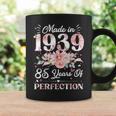 85 Year Old Made In 1939 Floral 85Th Birthday Women Coffee Mug Gifts ideas