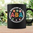 Aba Therapist Behavior Analyst Autism Therapy Rbt Floral Coffee Mug Gifts ideas