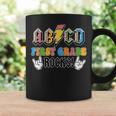 Abcd First Grade Rocks Back To School 1St Grade Teacher Coffee Mug Gifts ideas
