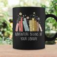 Adventure Begins At Your Library Summer Reading 2024 Books Coffee Mug Gifts ideas