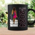 African American Afro Black Girl Graduation Class Of 2024 Coffee Mug Gifts ideas