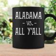 Alabama Vs Y’All Sports Distressed Vintage Southern Coffee Mug Gifts ideas
