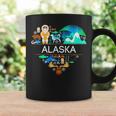 Alaska Icon Heart With Alaska Alaskan Pride Coffee Mug Gifts ideas