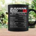 Albanian Dad Nutrition Facts National Pride Fathers Day Coffee Mug Gifts ideas