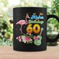 Aloha Hawaii 60Th Birthday 60 Years Old Flamingo Hawaiian Coffee Mug Gifts ideas