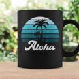 Aloha Hawaii Hawaiian Island Palm Beach Surfboard Surf Coffee Mug Gifts ideas