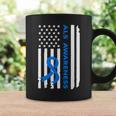 Als Awareness Blue Ribbon American Flag Coffee Mug Gifts ideas